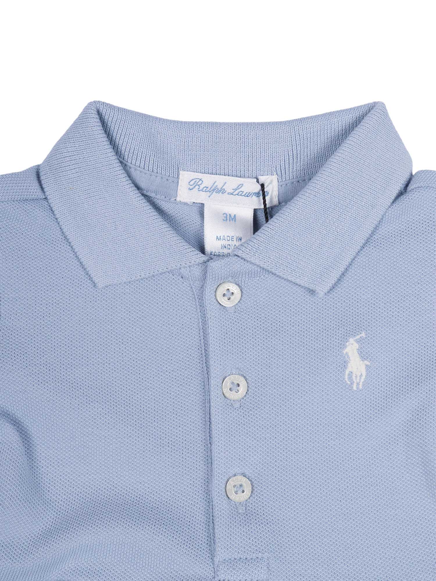 Polowaistdrs-Dresses-Day Dress Blue Cotton Elastane