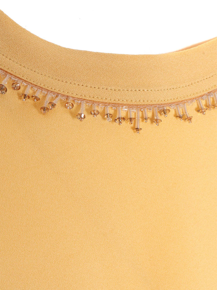 Ocher sweater Yellow Viscose Elastane Top