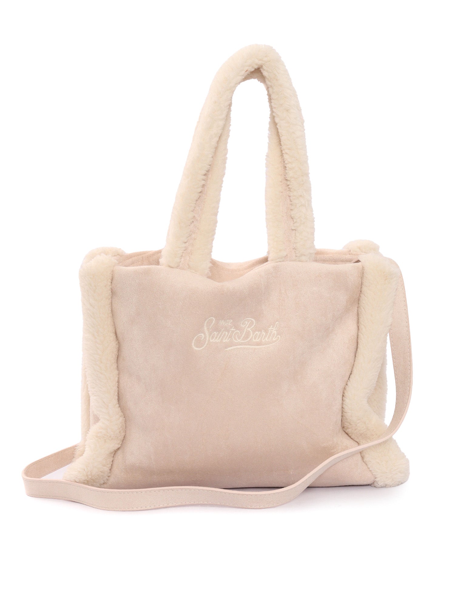 Colette Shearling-11 Emb Pink Polyester Handbag