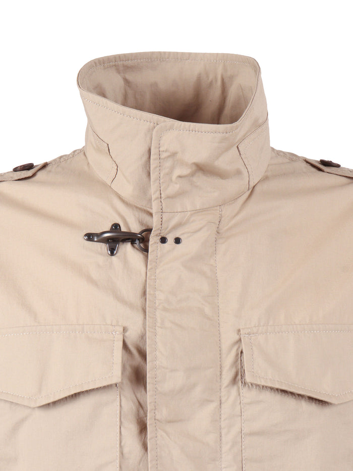 FAY EXPLORER FIELD JACKET Beige Cotton