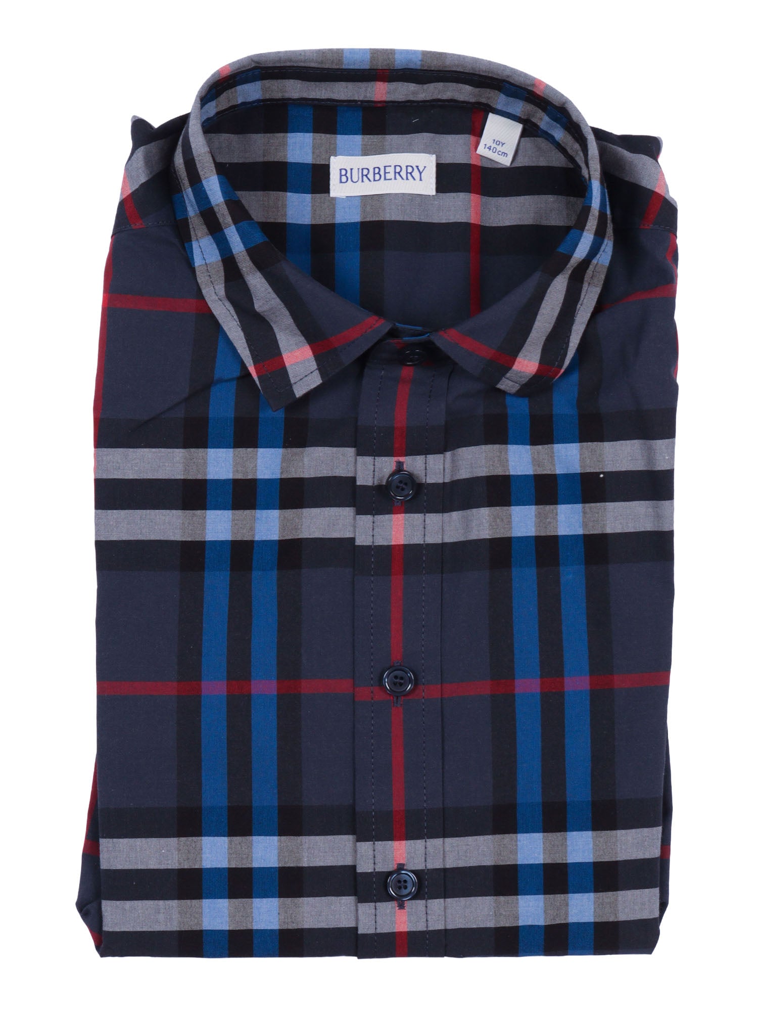 Kid Boy Shirts Blue Cotton