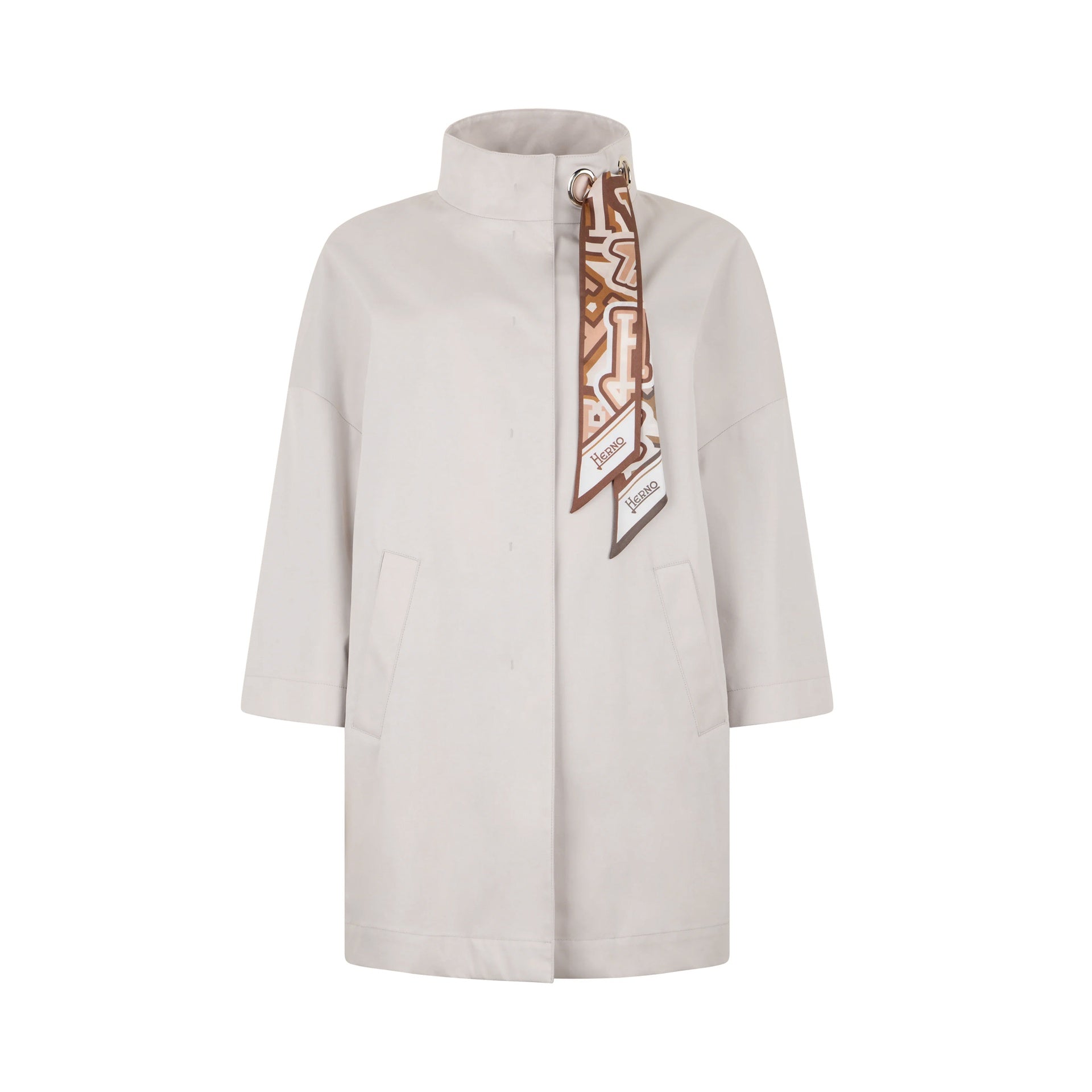 Herno Cotton Coat White