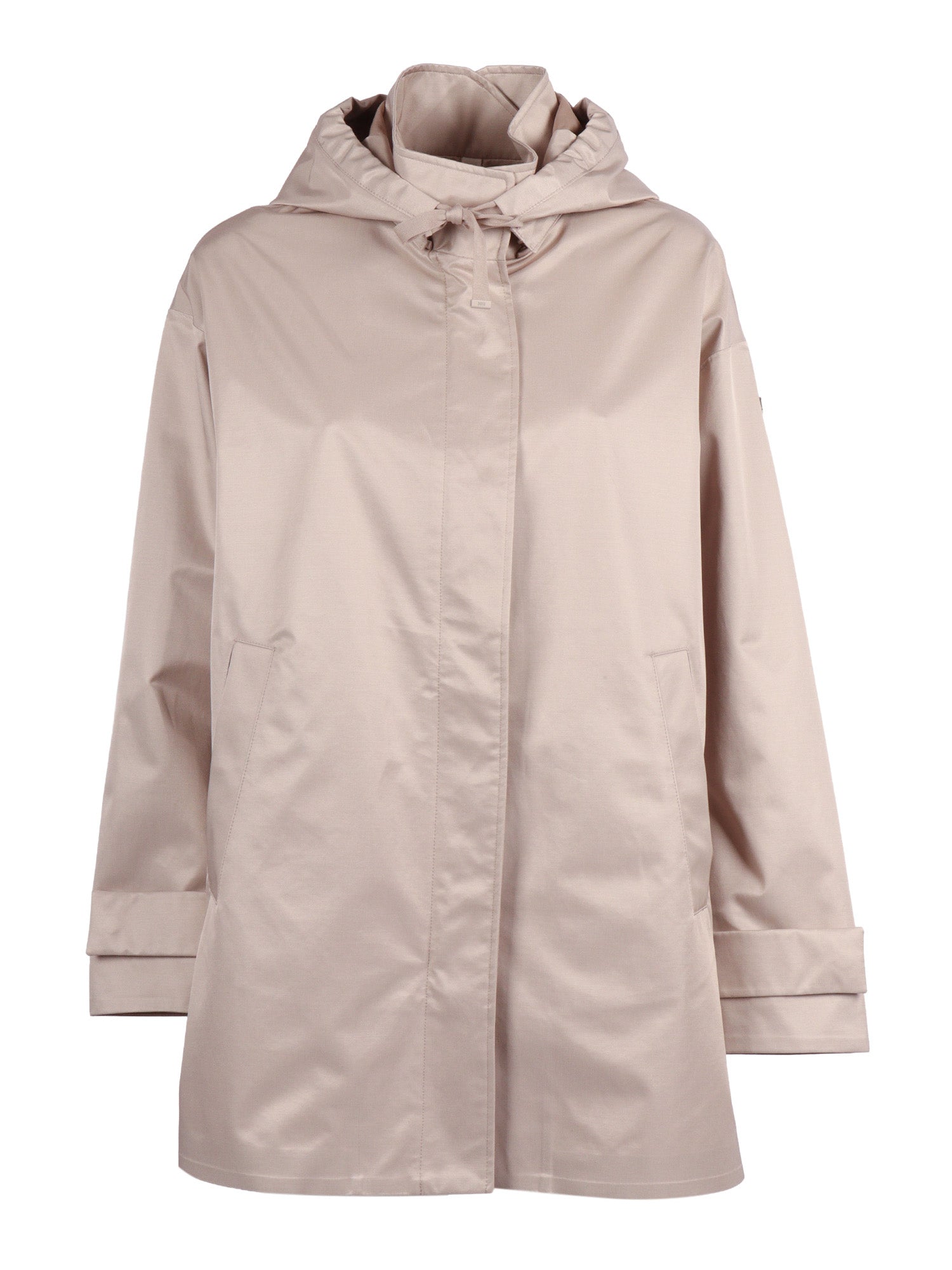 Womens Jacket Beige Cotton Lining Polyester Heavy