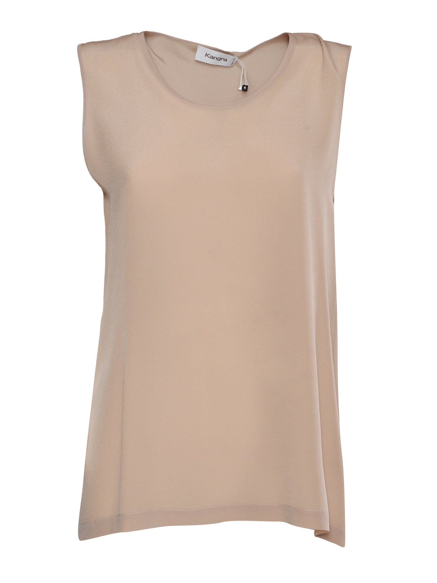 SILK TANK TOP Beige