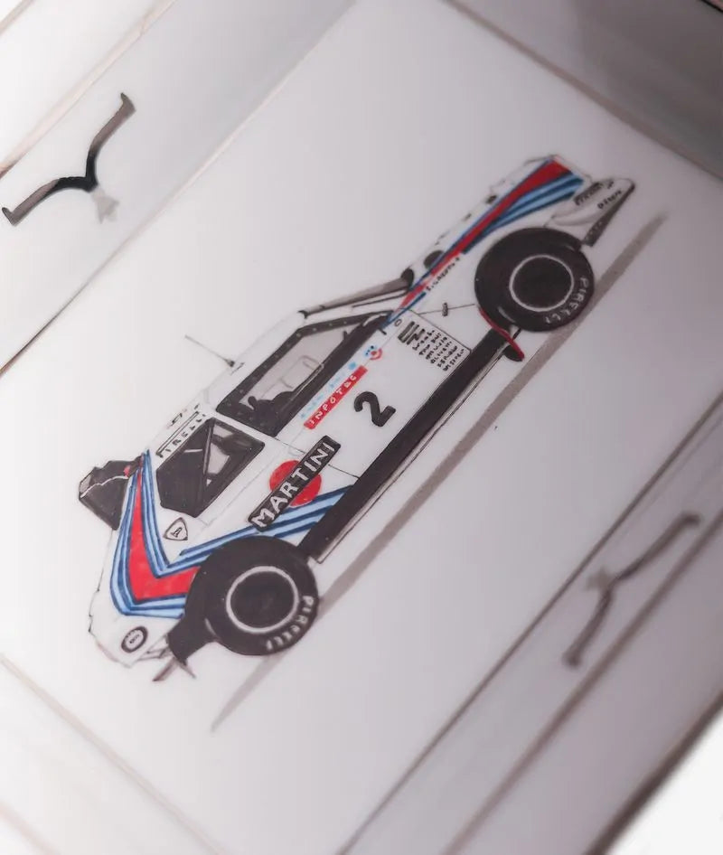 Pocket Emptier Lancia Delta S4 Martini White