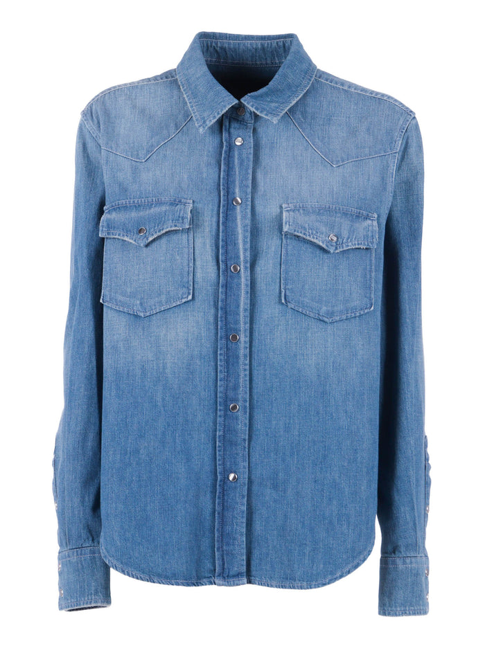 Shirt Blue Cotton