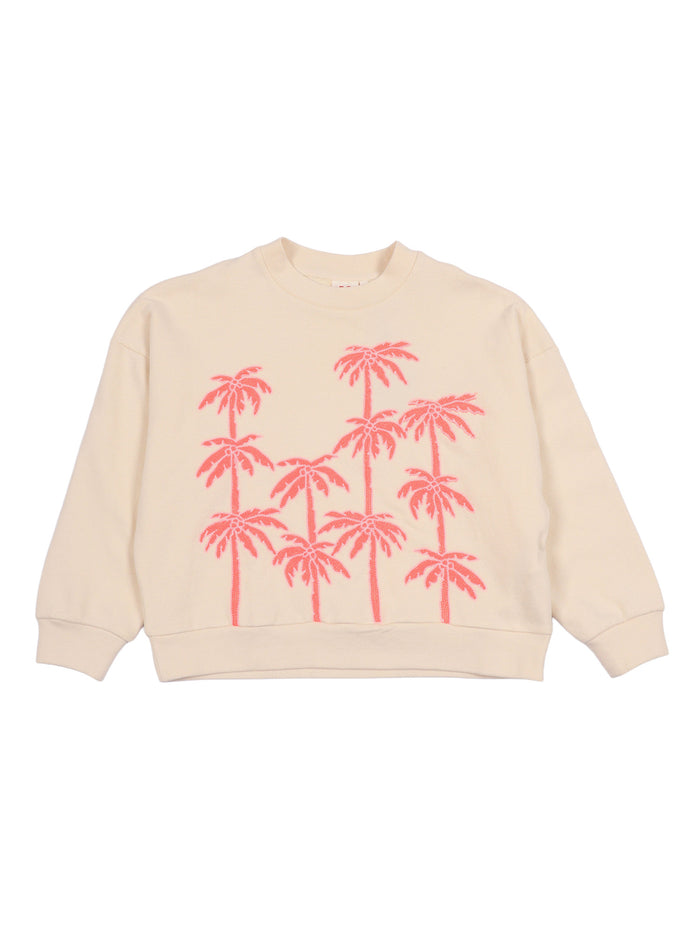 Girls Sweaters Violetta Coconut Beige Recycled Cotton