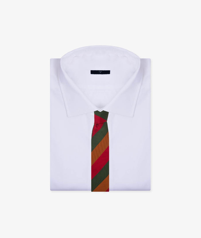 Tie Regimental Olive