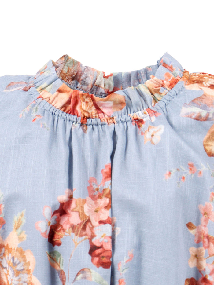 Awaken Kids Flip Dress Light Blue Cotton Lining