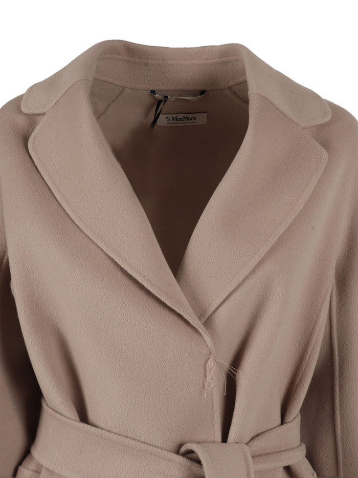 COAT Beige Virgin Wool