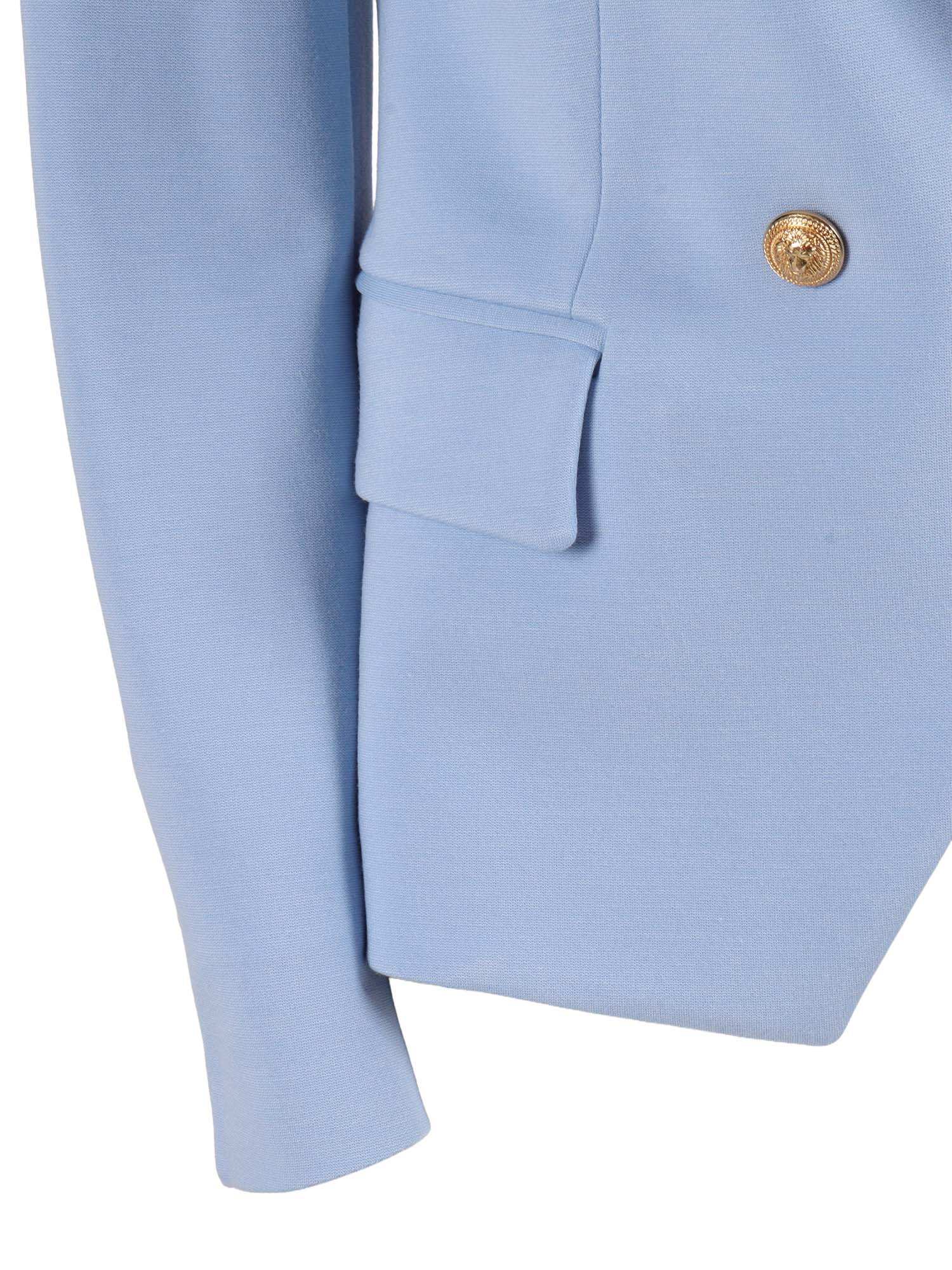 KNIT JACKET Light Blue