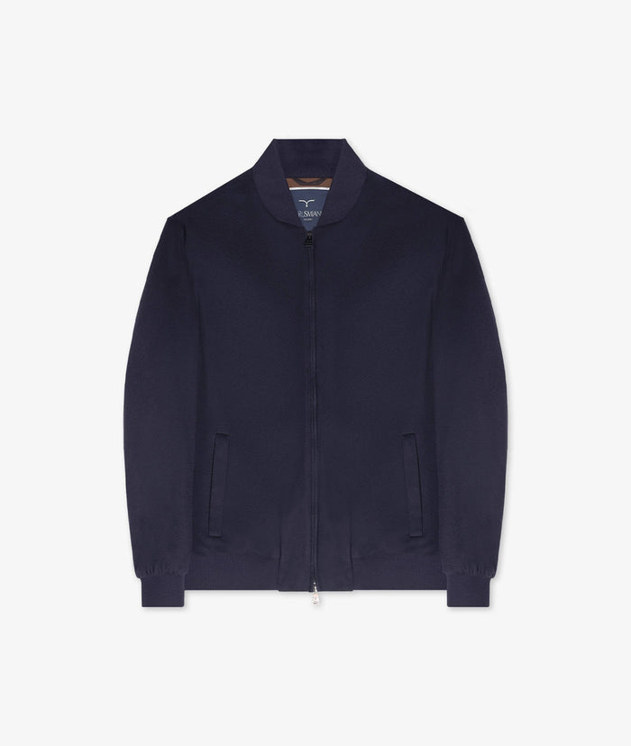 Cashmere Bomber Vosgi Blue Sportwear Blouson