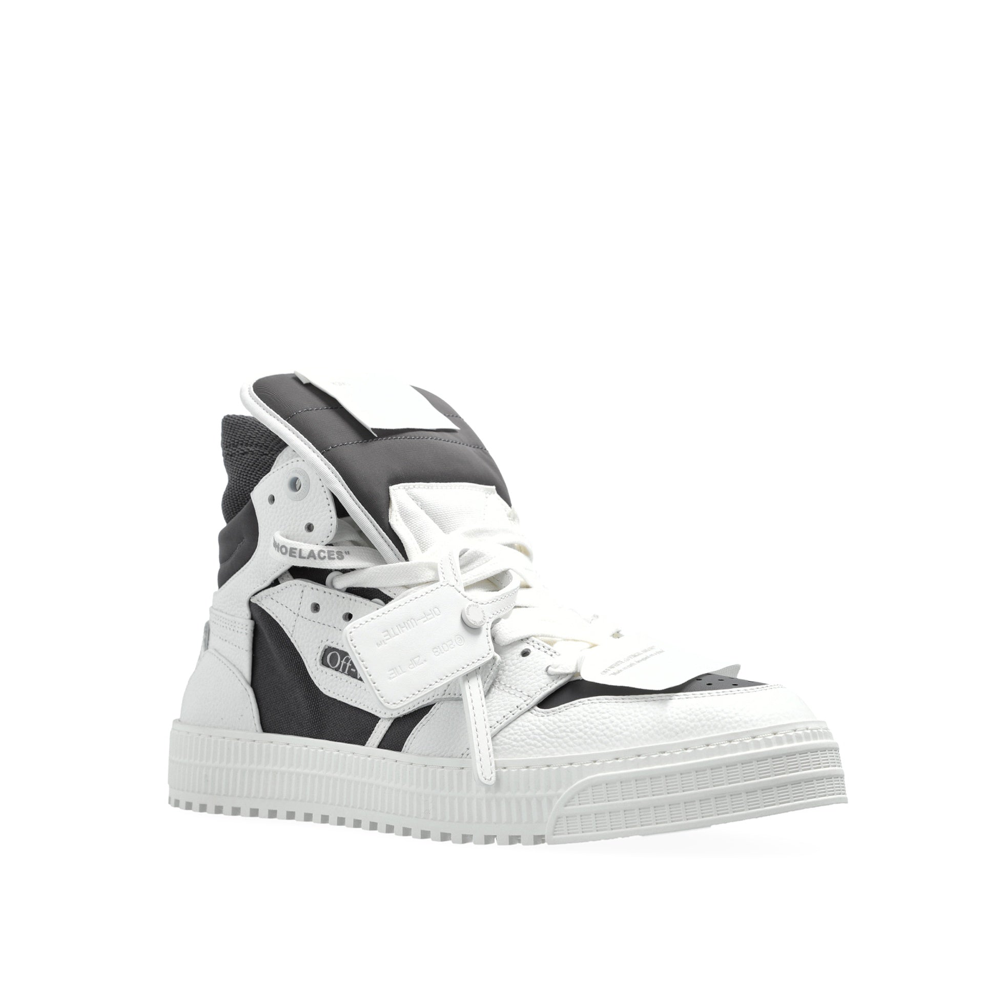 Off-White 3.0 Off Court High-Top Sneakers Leather