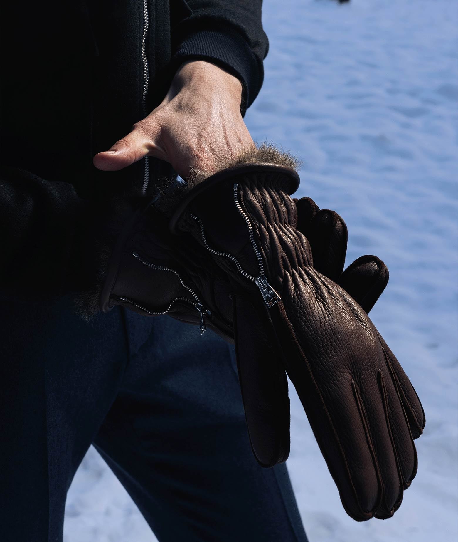 Deer Gloves Ski Collection Olive Other Model