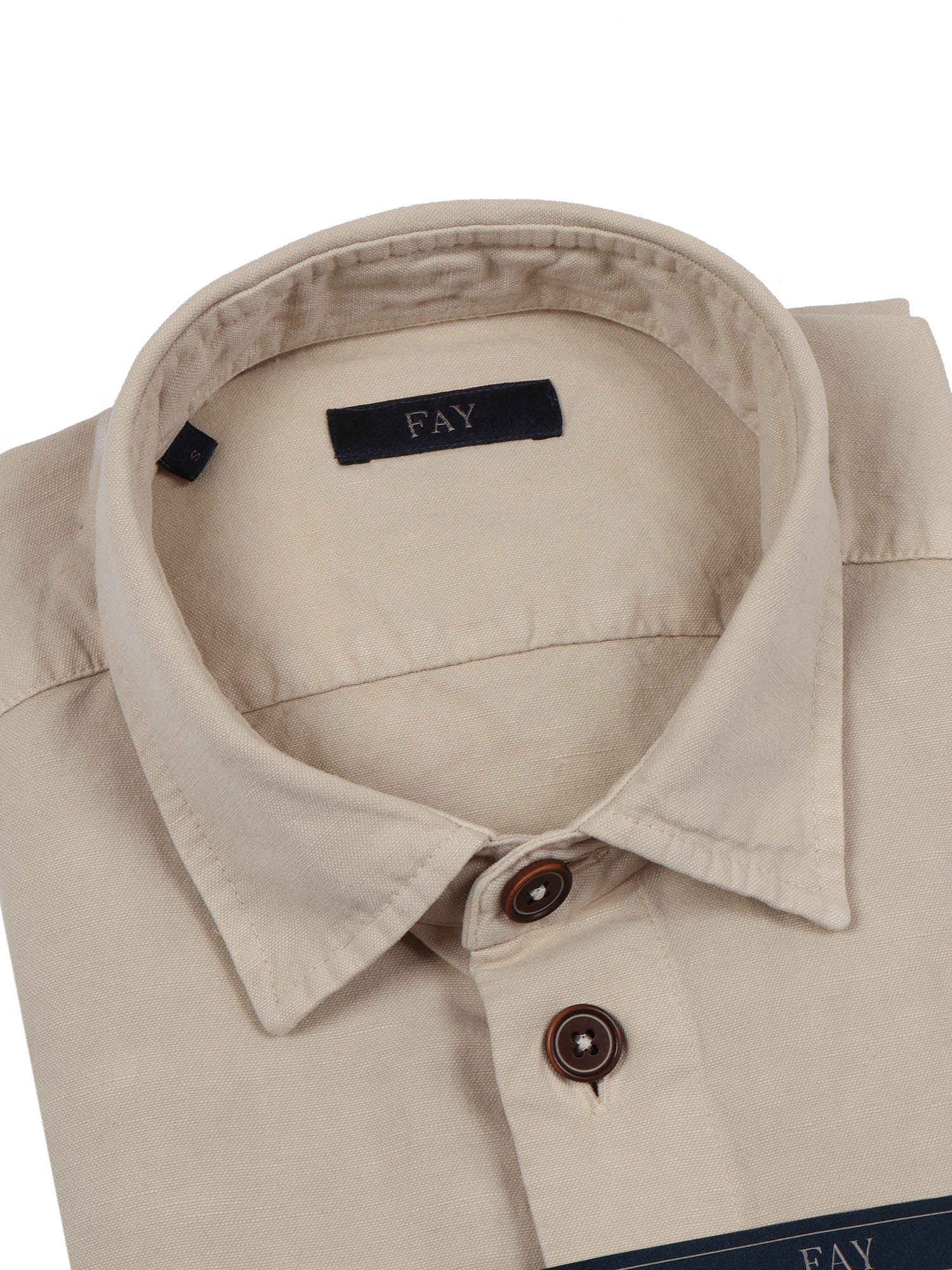 OVERSIZED SHIRT-JACKET WITH POCKETS White Linen Cotton