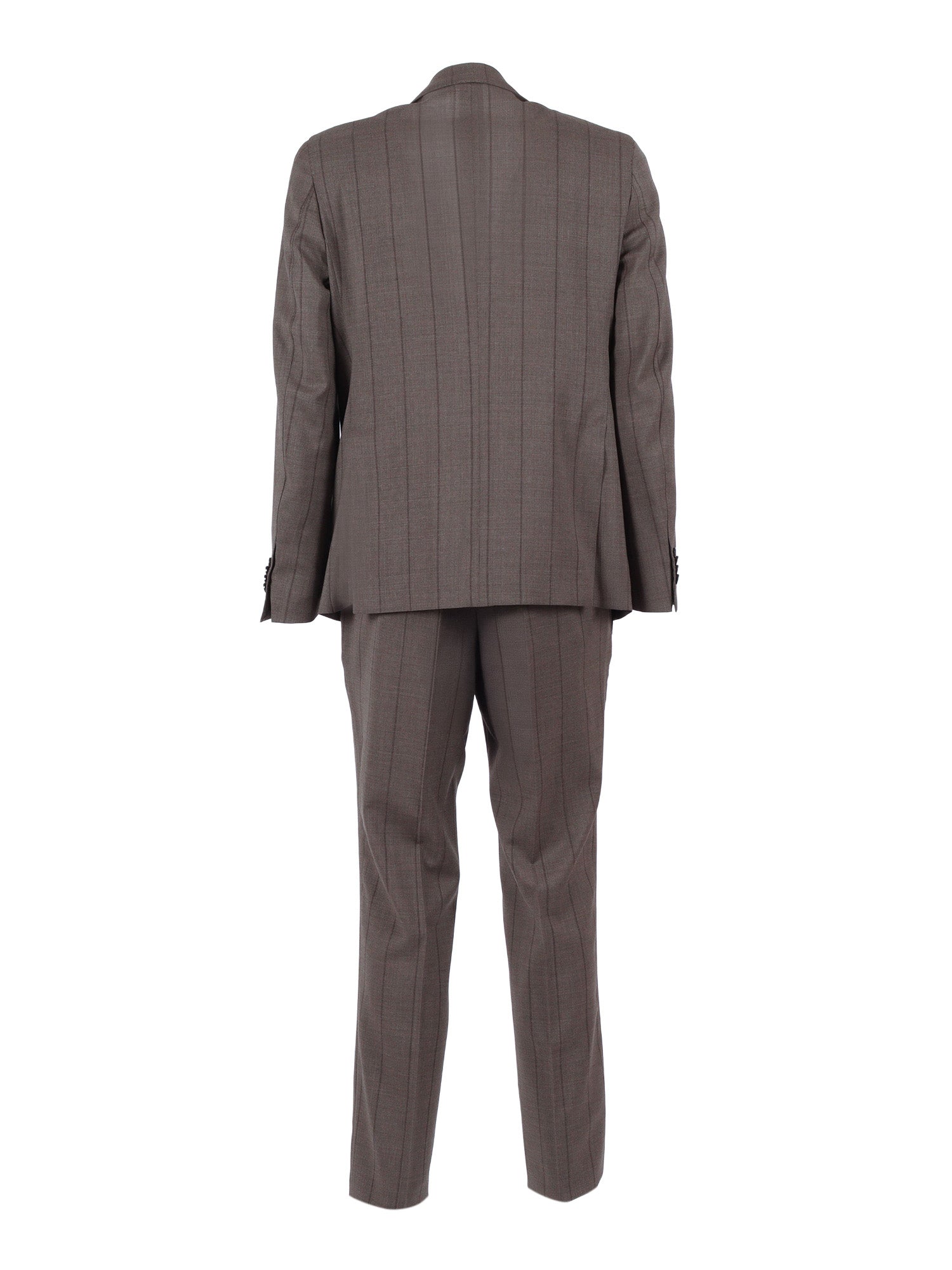 Suit Brown Virgin Wool Dress