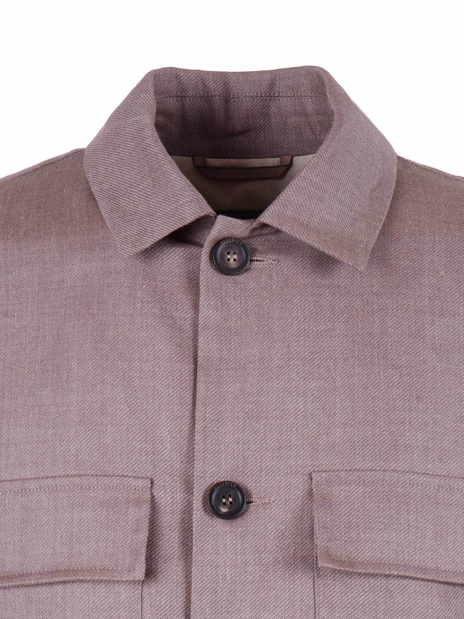 Man Outerwear Brown Jacket