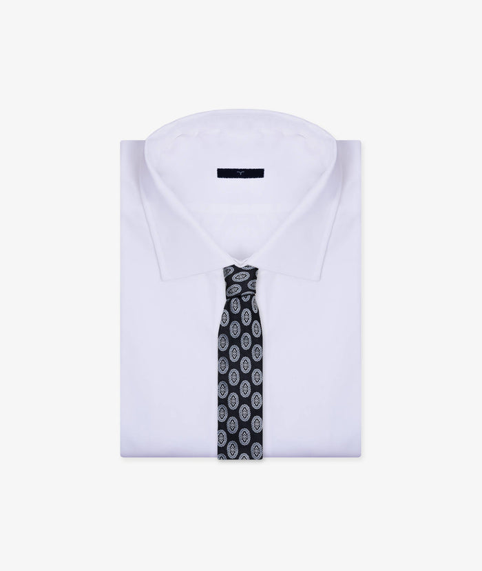 Tie Moresco Blue Big Pattern