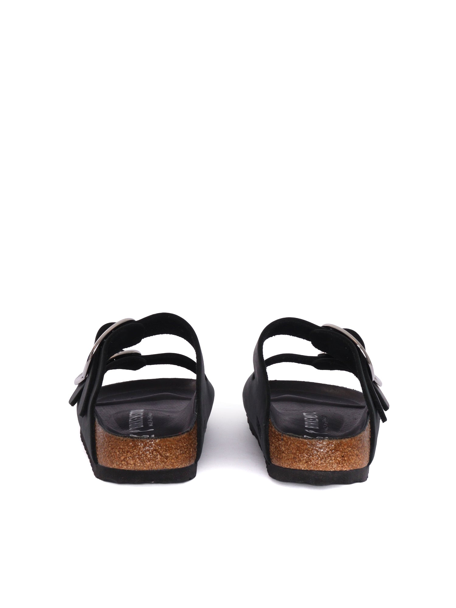 Arizona Big Buckle black, Oiled Leather Sole In Eva Sandal