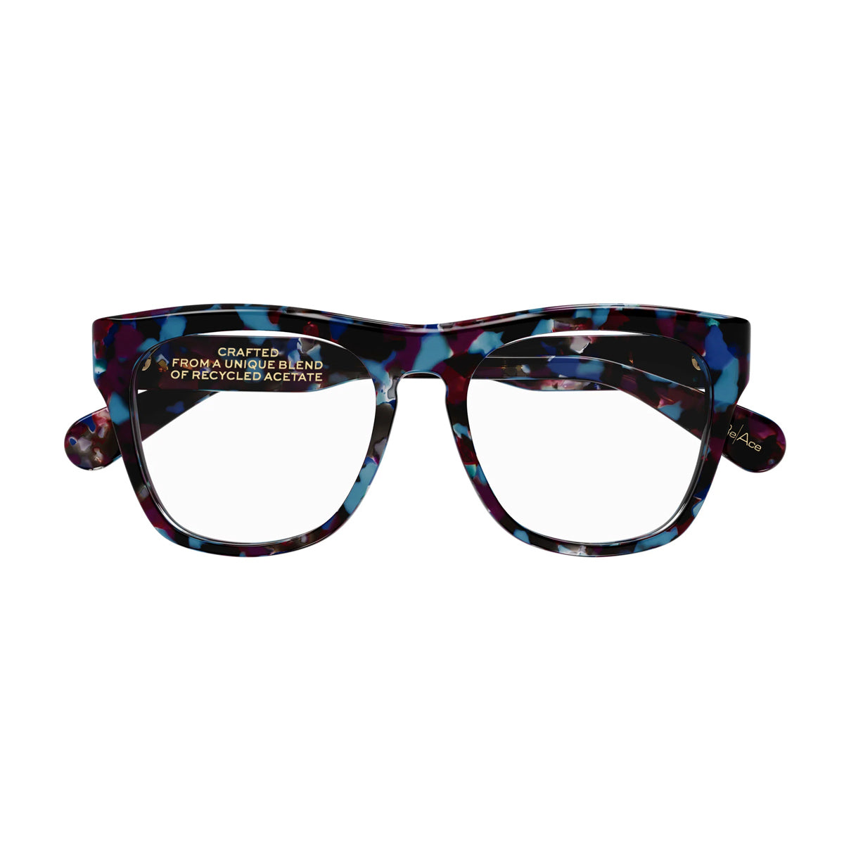 CH0191O 005 Blu Recycled Acetate Occhiali Vista