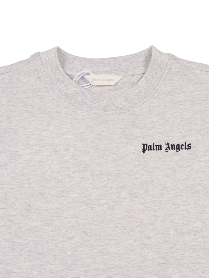 LOGO REG. T-SHIRT BOY Grey Cotton Short Sleeves