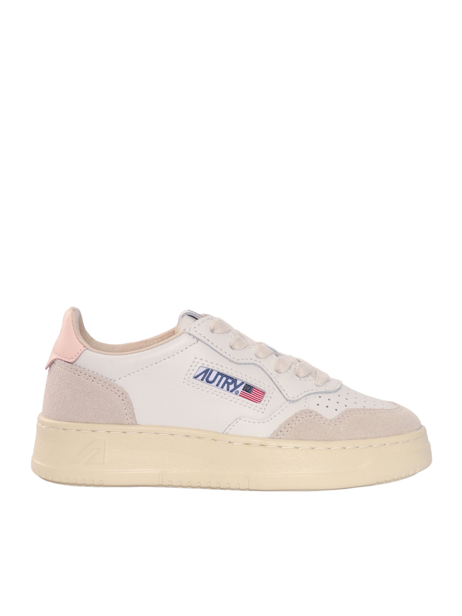MEDALIST KIDS LOW KID SUEDE-FOUR WHT-CRPINK SNEAKERS White