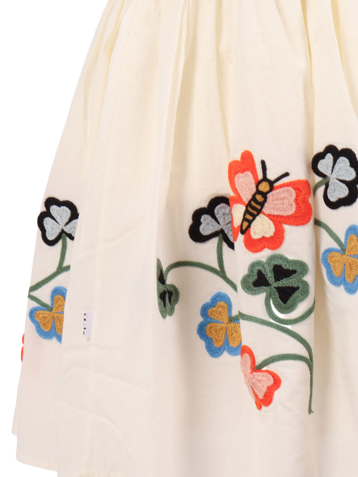 Bonnie Skirts White Cotton Organic