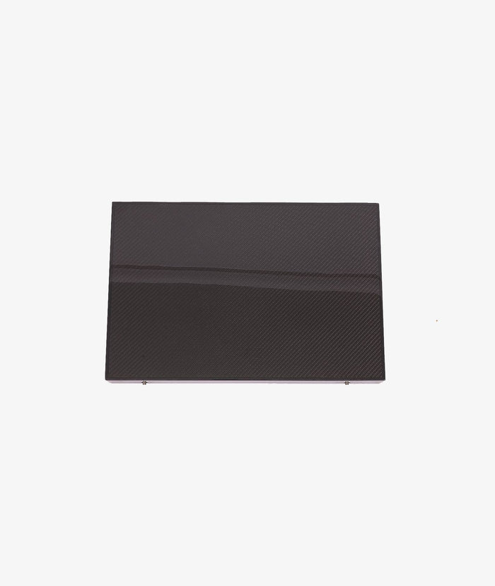 Carbon Fiber Backgammon Set Neutral Play Room