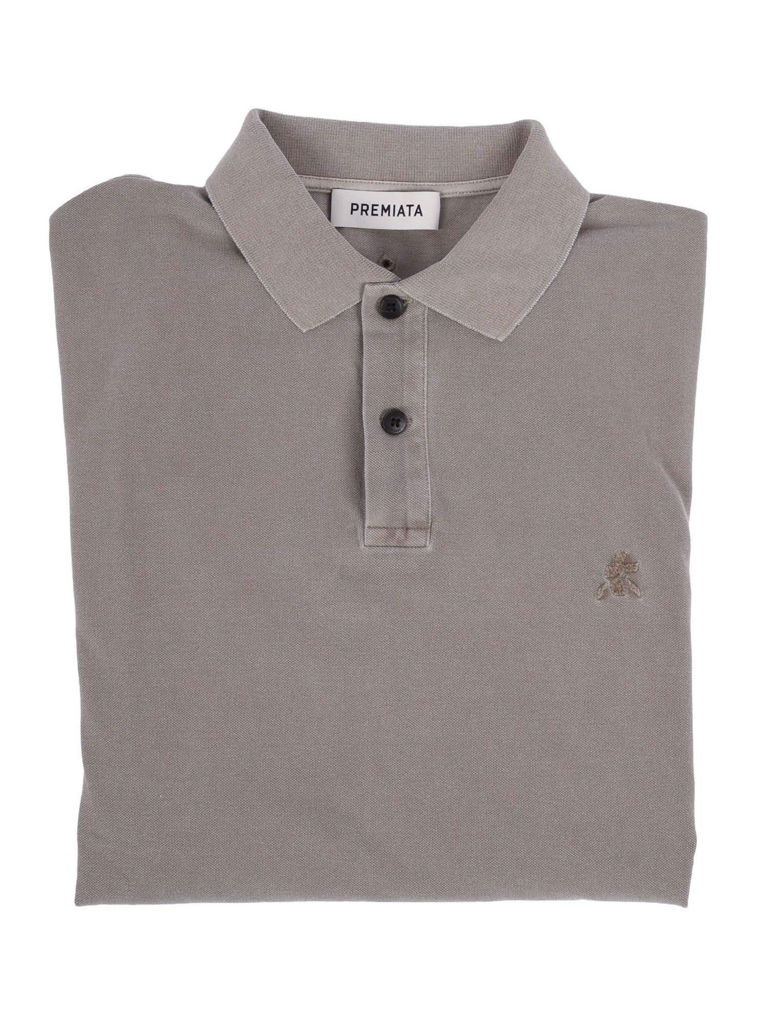 T-Shirt Military Green Grey Cotton Short Sleeves