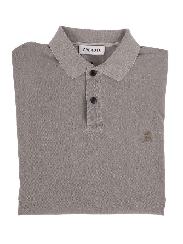 T-Shirt Military Green Grey Cotton Short Sleeves