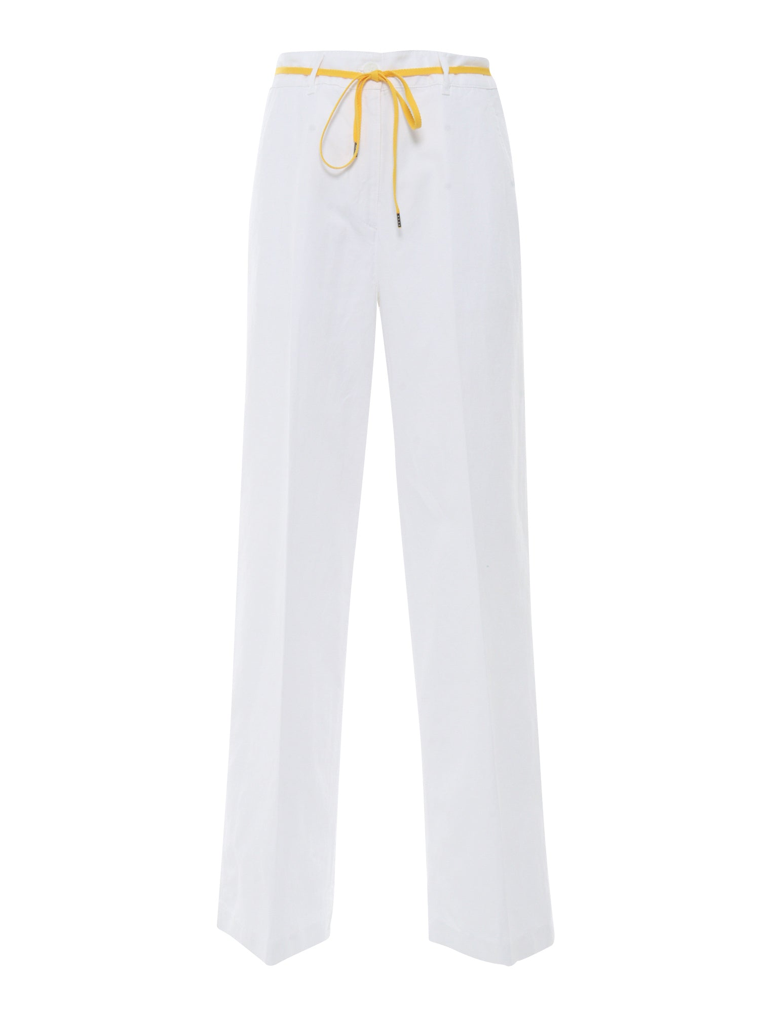 MOD.0188 PANTS White Cotton Linen