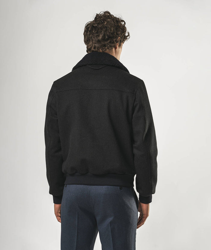 Wool Jacket Elbrus Midnightblue Sportswear (no Padding)