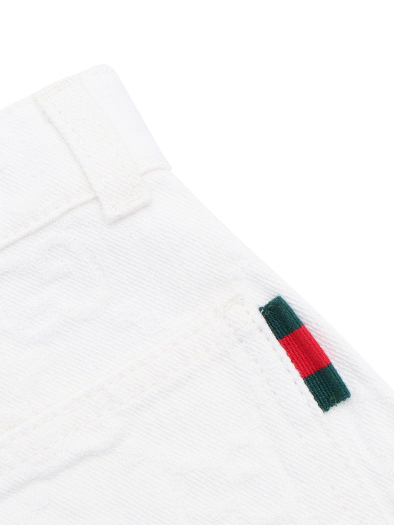 J MINI SKIRT CERTIFIED COTTON White Fabric 2
