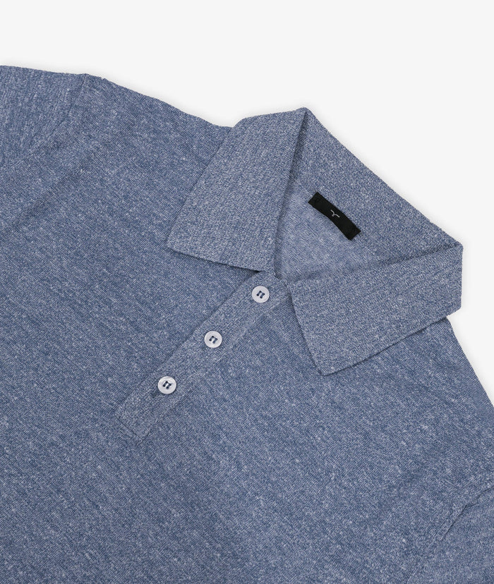Radama Linend And Cotton Polo Shirt Red Knitwear