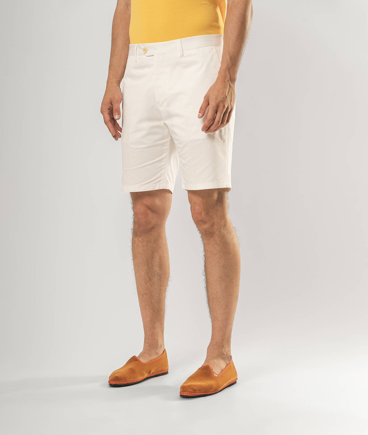 Cotton Shorts Poltu Quatu White