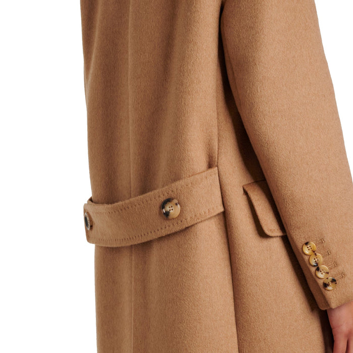 Fungo Wool Coat Brown Virgin