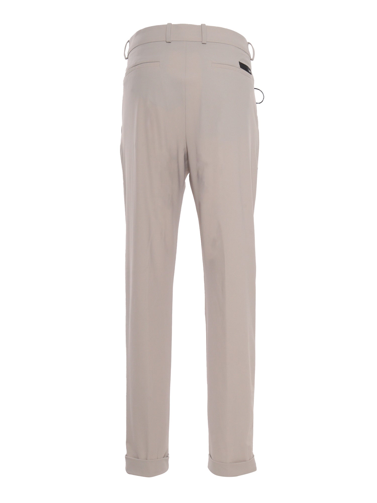 Chino brown pants Grey Polyamide Elastane