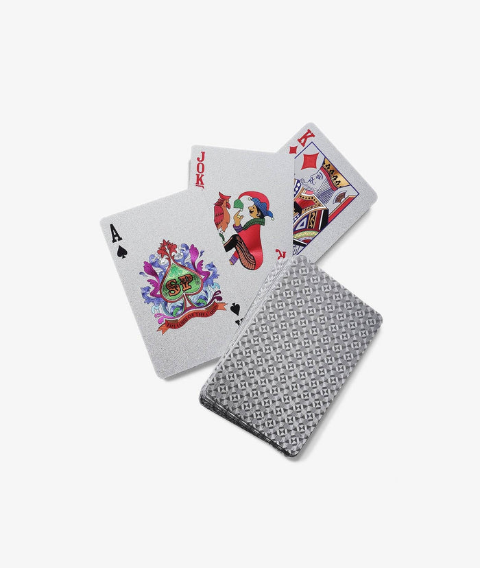 Silver Playing Cards Venezia Play Room