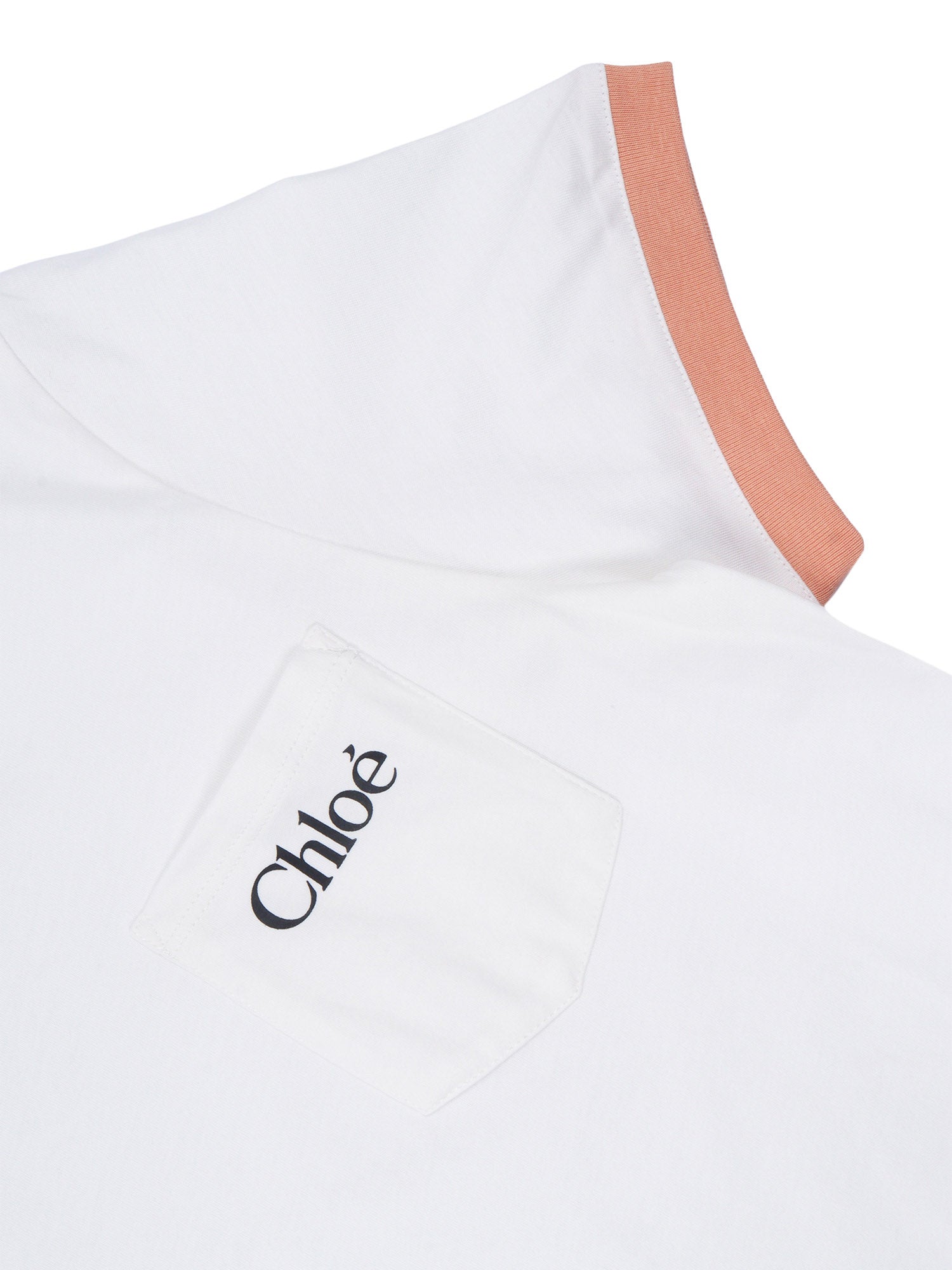 T-SHIRT White Cotton Fabric 2 Short Sleeves