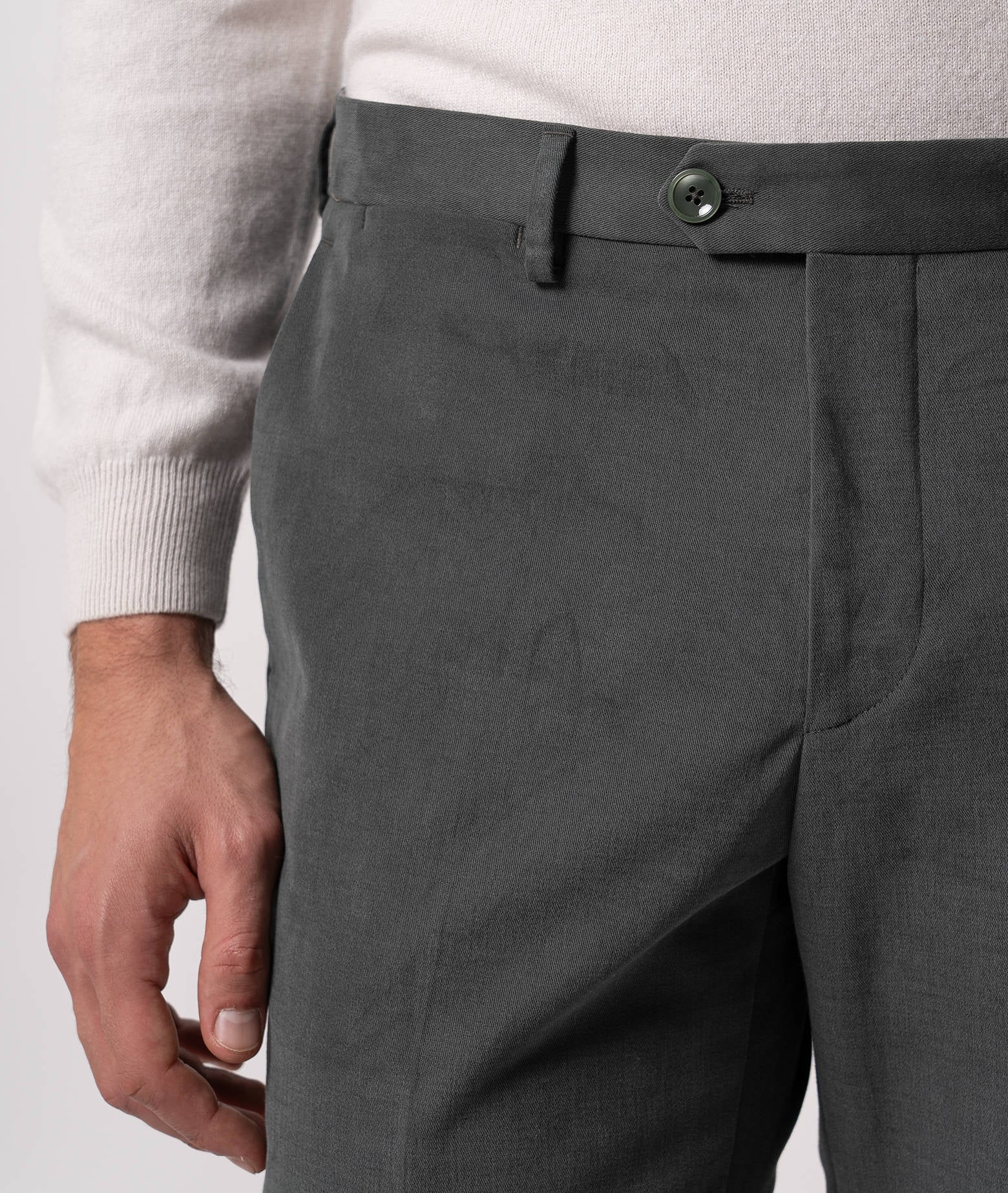 Cotton Chino Megeve Darkblue Sportswear Trousers