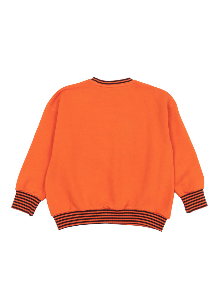Alien City Fc Sp Ss Tee Orange Organic Cotton Short Sleeves T-shirt