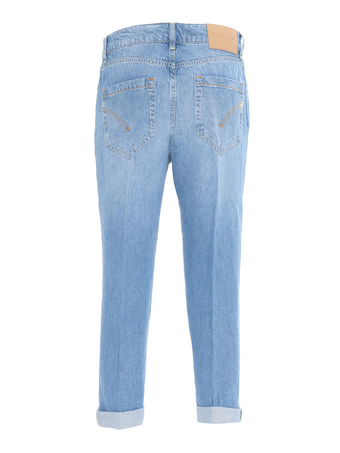 KOONS GIOIELLO PANTS Blue Lyocel Jean