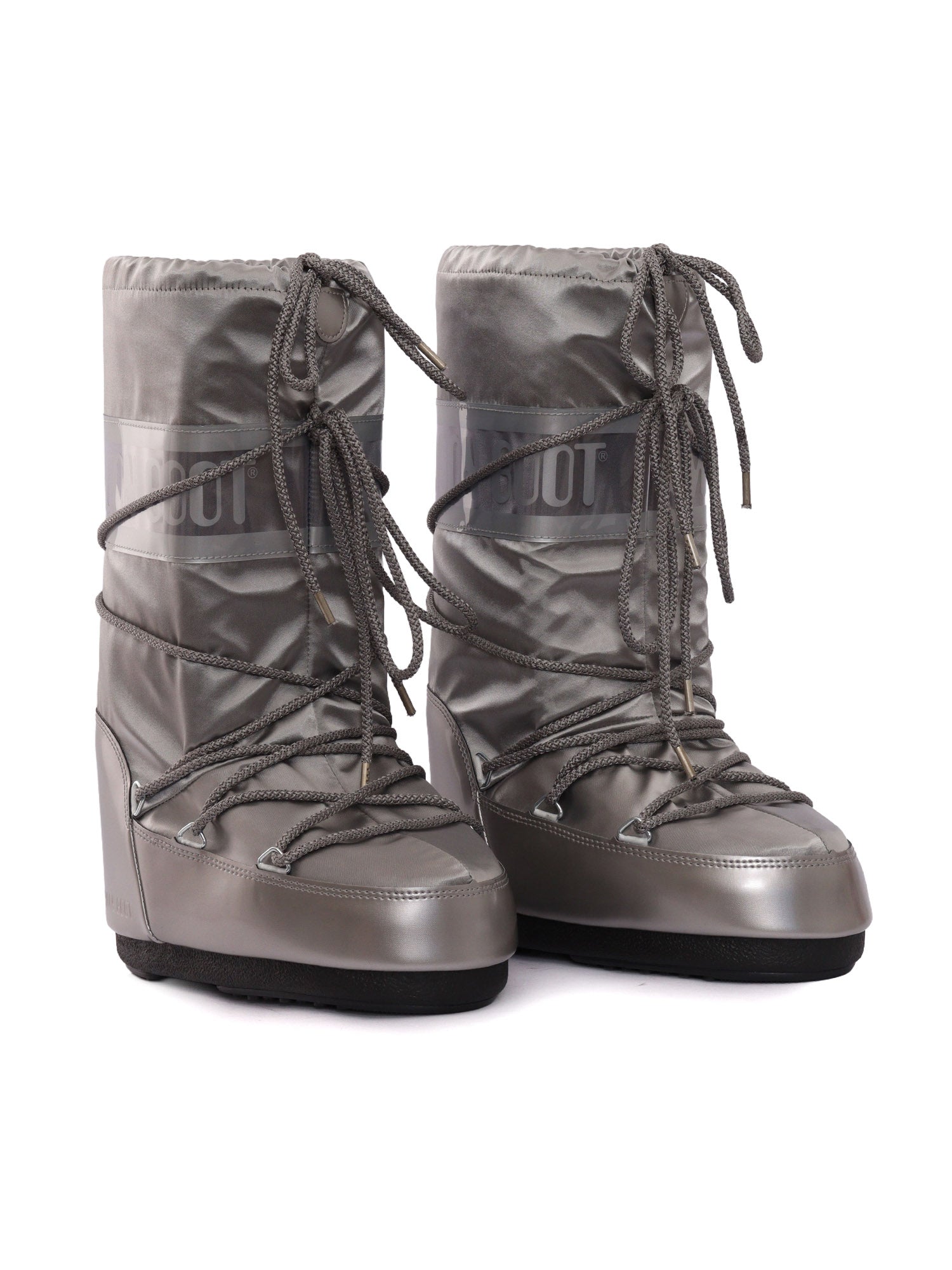 Mb Icon Glance Boots Silver Booties