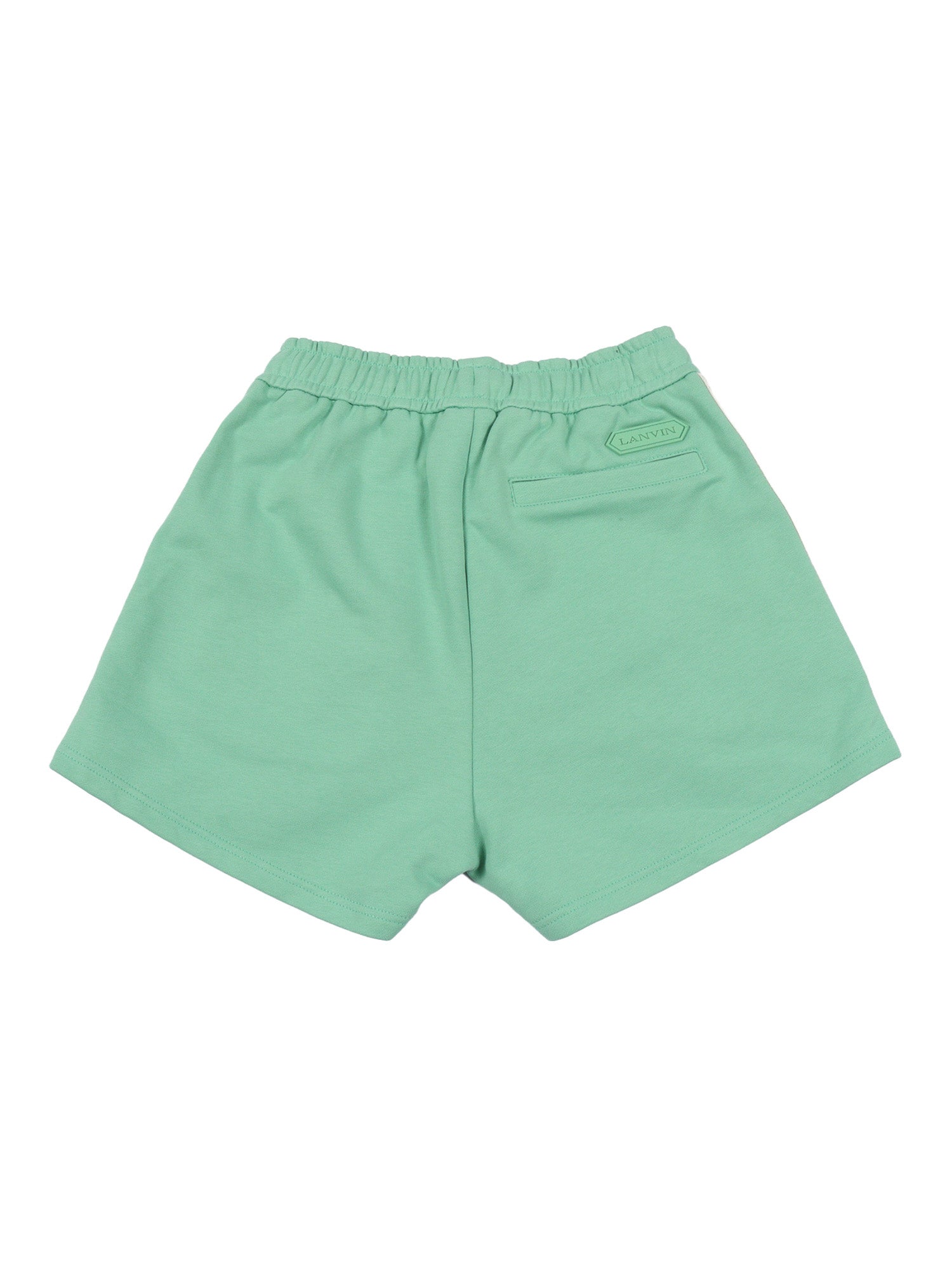 SHORTS Green Cotton Fabric 2