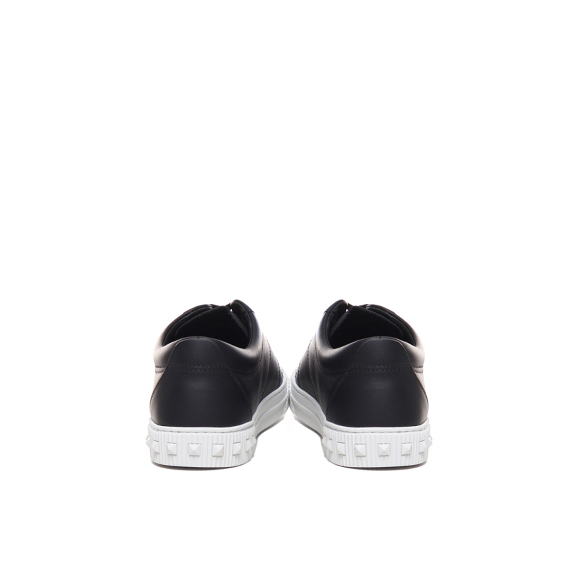 Garavani Leather Sneakers Black Calf