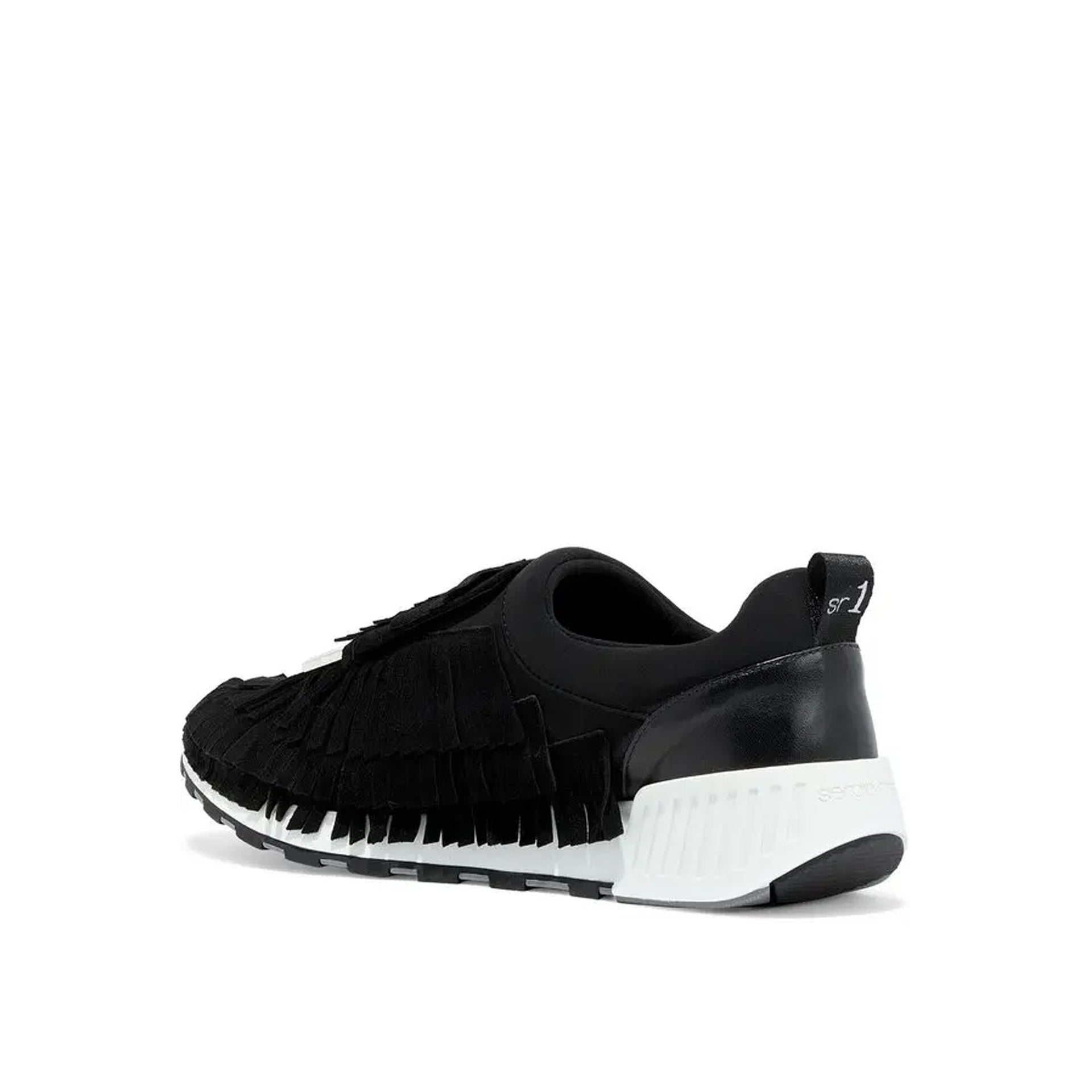 Sergio Rossi Sr1 Running Sneakers Black Fabric