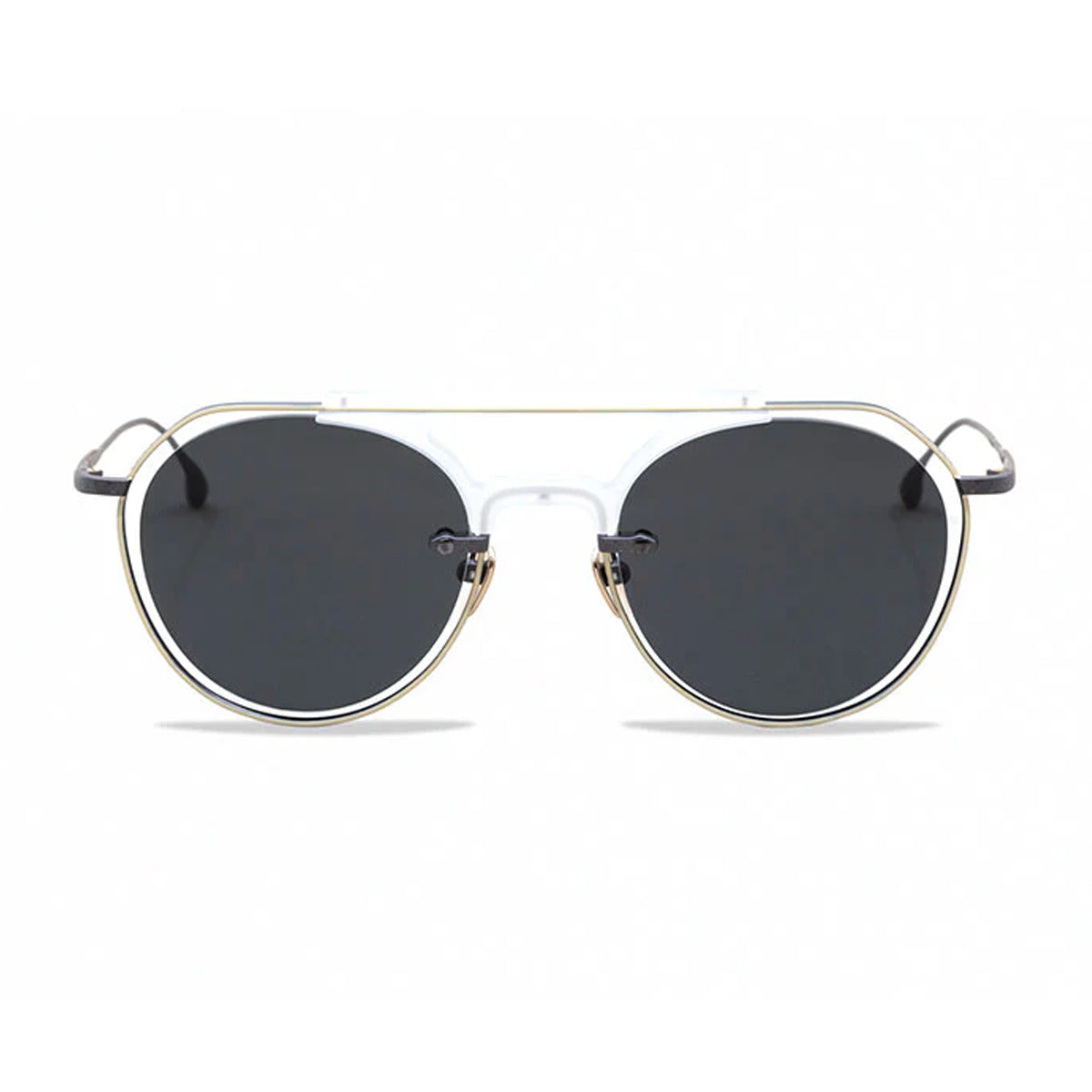 Masunaga By Kenzo Takada Rhea S20 Argento Titanium/acetate Occhiali Da Sole
