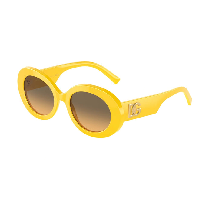 DG4448 Linea DG LOGO 333411 Yellow Giallo Acetate Occhiali Sole