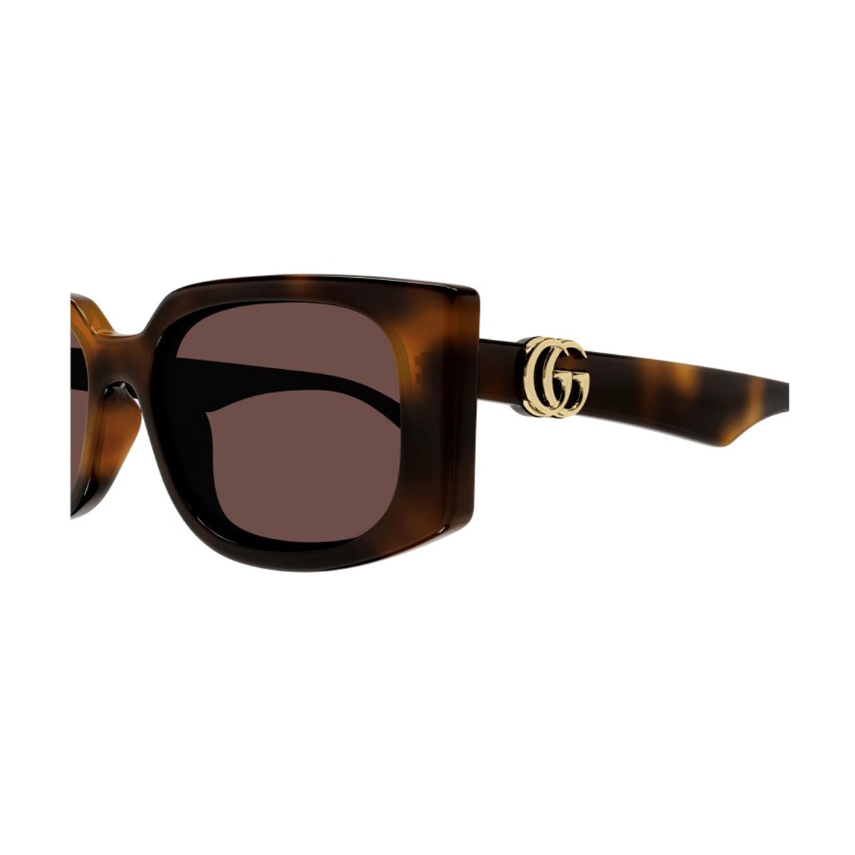 Gucci GG1534S LINE GG LOGO Marrone Acetate Occhiali Sole
