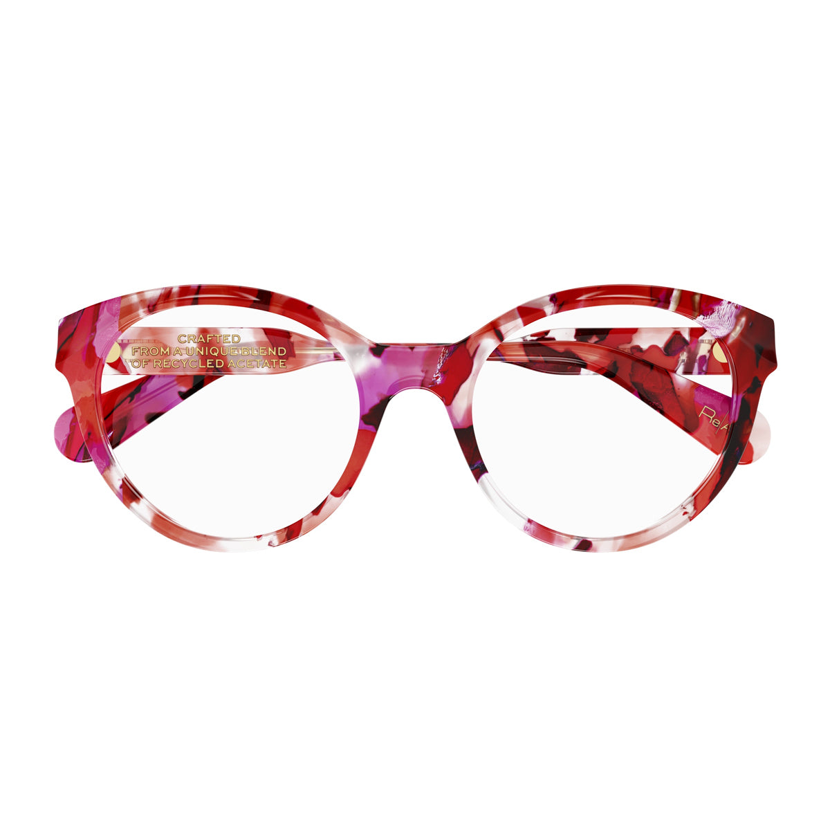 Chloé CH0264O Linea Gayia 007 Fuchsia Rosa Recycled Acetate Occhiali Da Vista